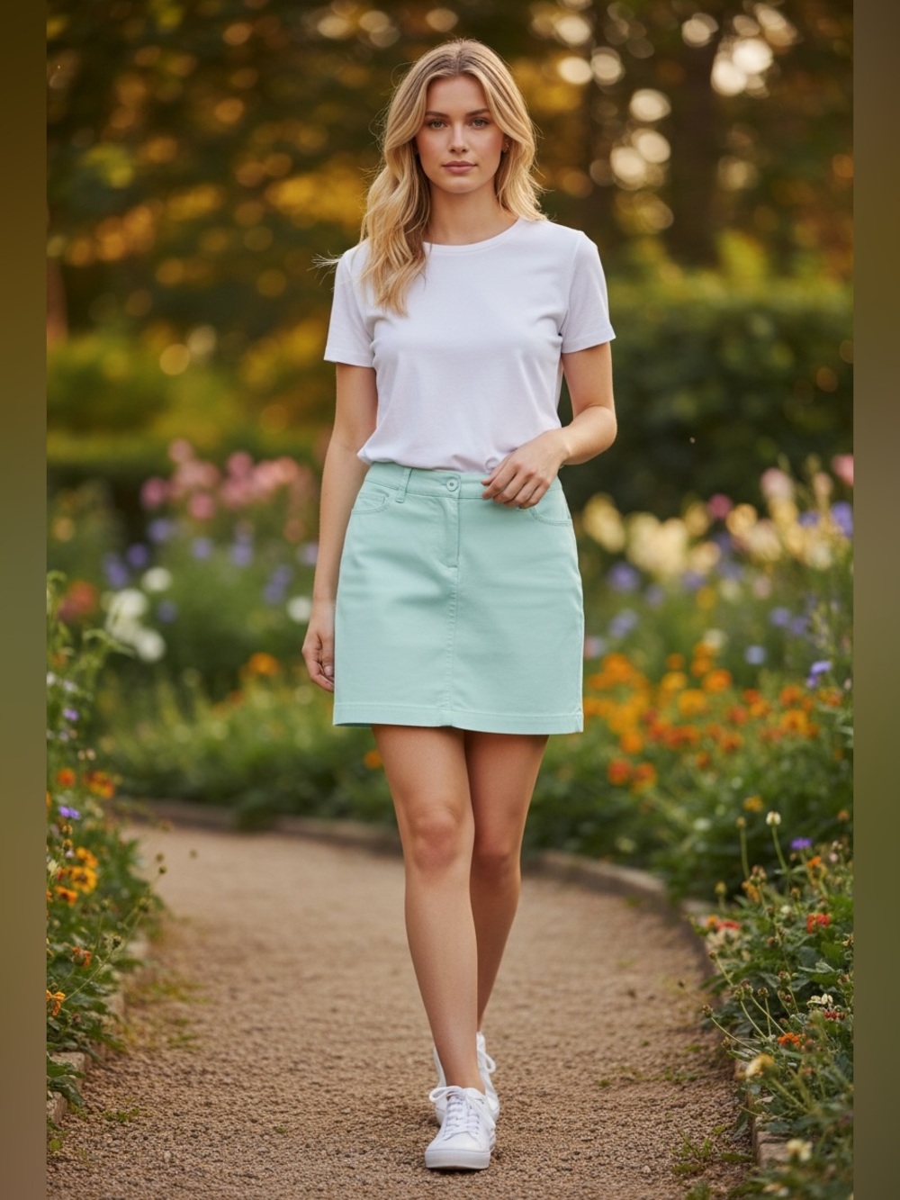 EP Pro light green athletic skirt skort /golf tennis pickleball 
Size 14